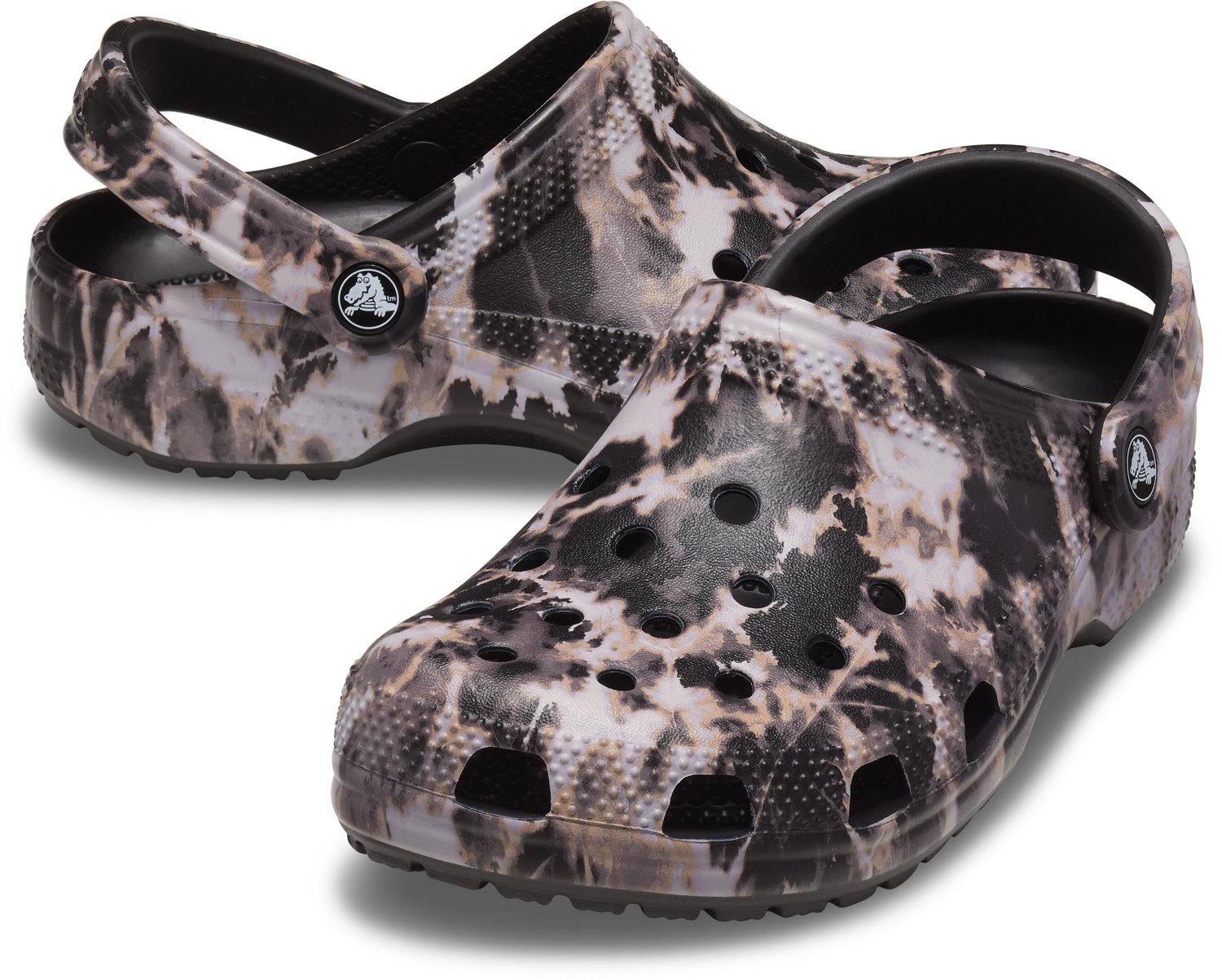 Crocs Adults' Classic Bleach Dye Clogs | Academy