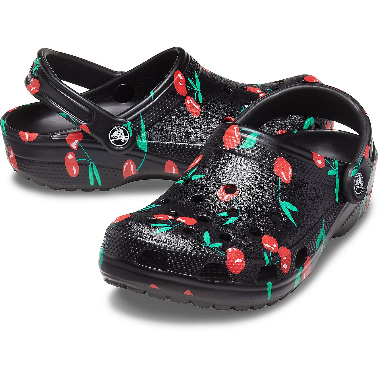 Crocs Adults' Classic Cherry Vacay Vibes Dye Clogs                                                                               - view number 3