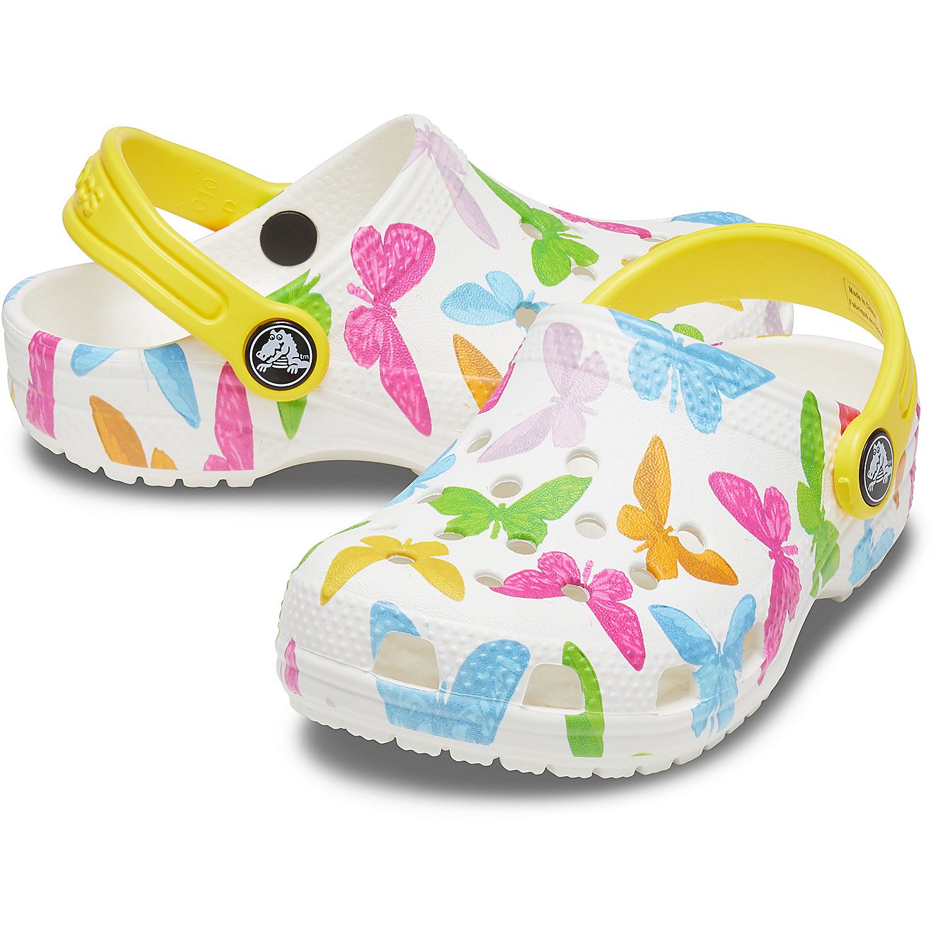 Crocs Girls' Classic Butterfly Vacay Vibes Clogs                                                                                 - view number 3