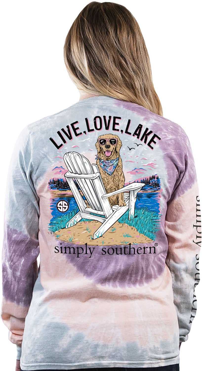 Simply Southern Womens' Lake Long Sleeve T-Shirt | Academy