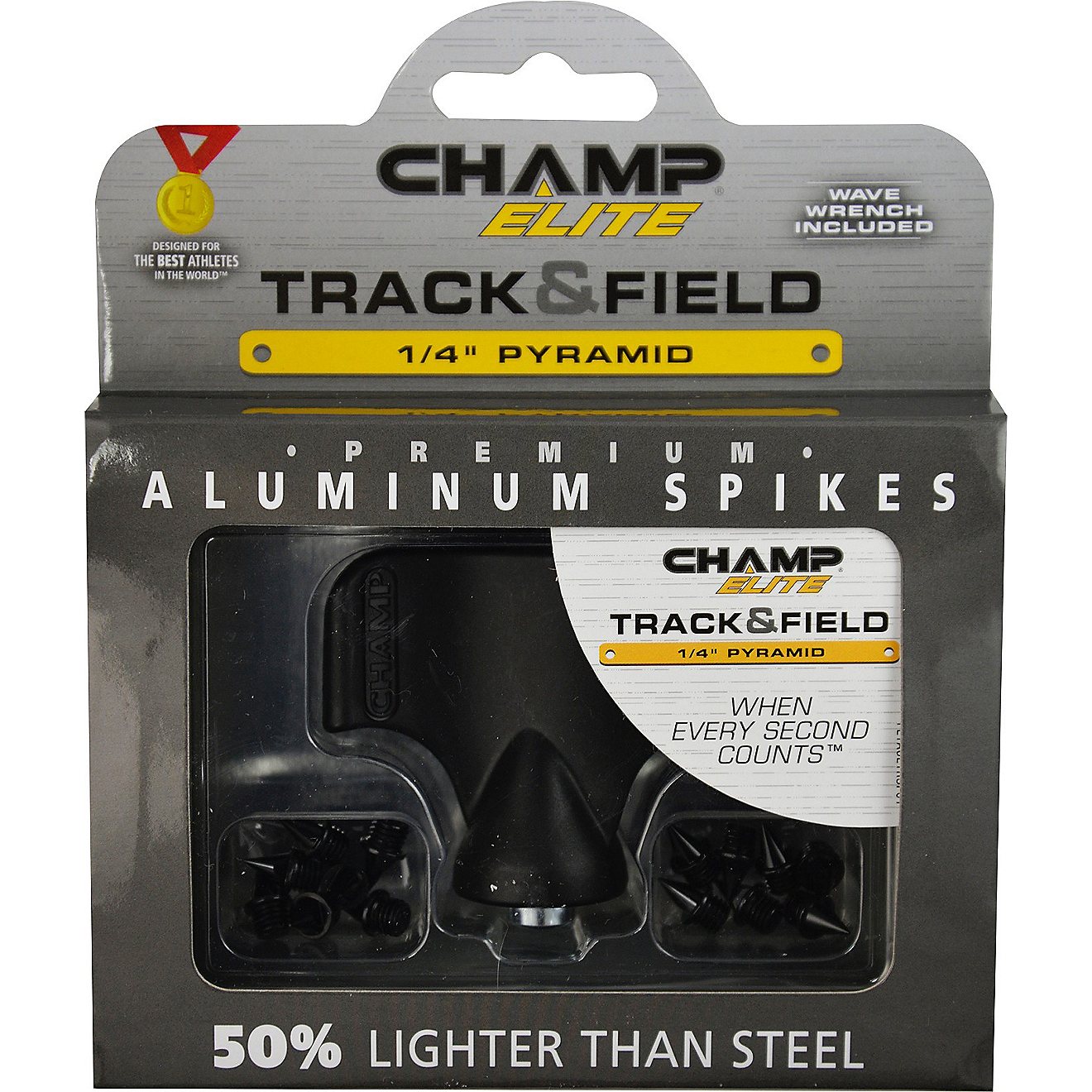 Champ ELITE Pyramid 1/4 in Replacement Track Studs                                                                               - view number 1