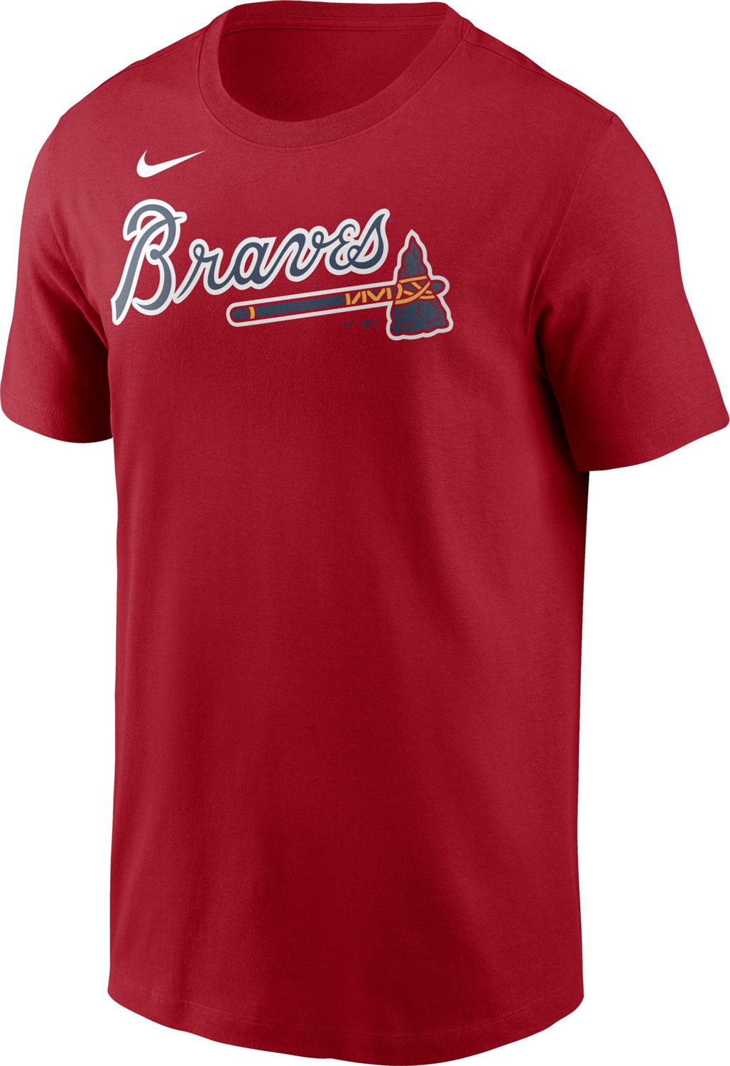 Nike Men's Atlanta Braves Wordmark TShirt Academy