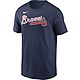 Nike Men's Atlanta Braves Wordmark T-Shirt                                                                                       - view number 1 image
