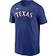 Nike Men's Texas Rangers Wordmark T-Shirt                                                                                        - view number 1 image