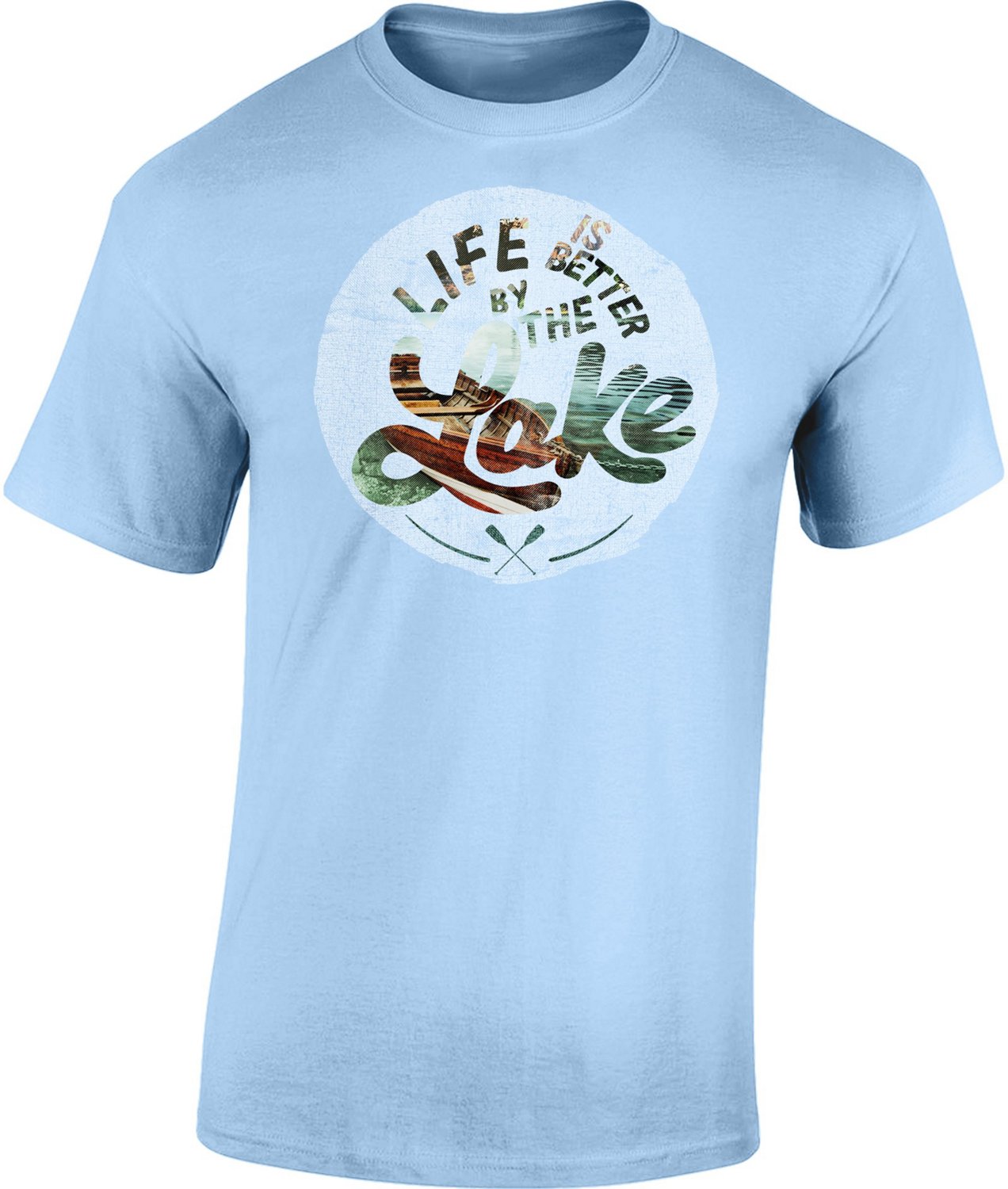 Academy Sports + Outdoors Men's By The Lake Short Sleeve Tshirt Academy