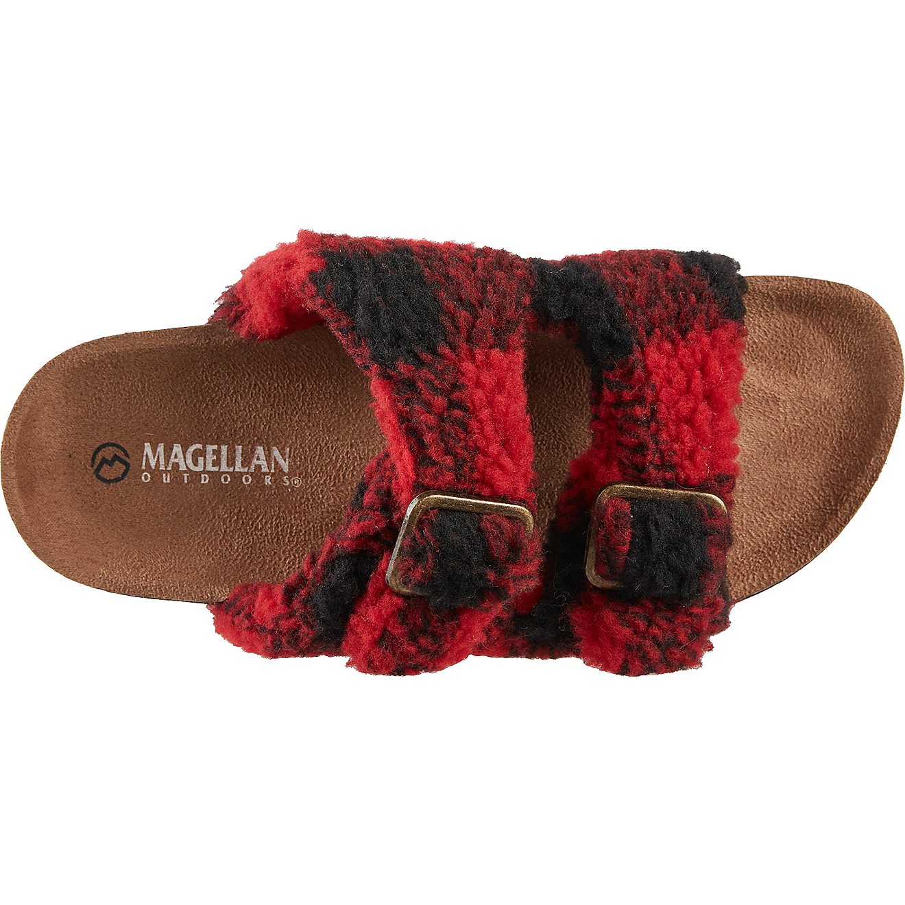 Magellan Outdoors Women's 2-Buckle Sherpa Slippers                                                                               - view number 3
