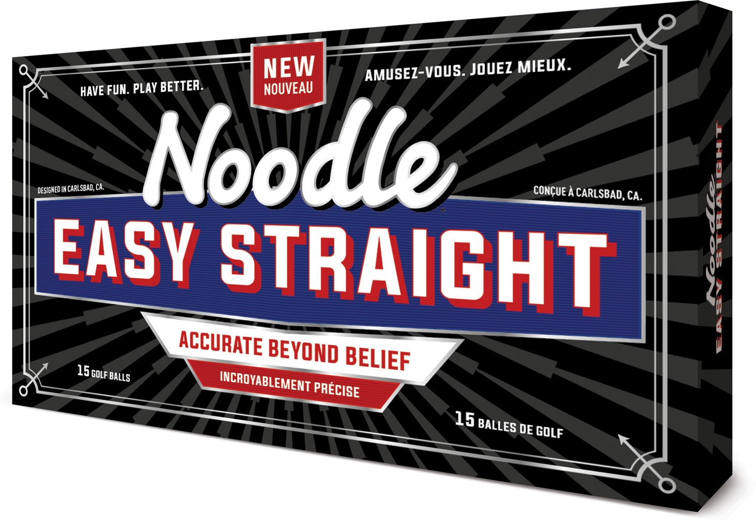 TaylorMade Noodle Easy Straight Golf Balls Academy