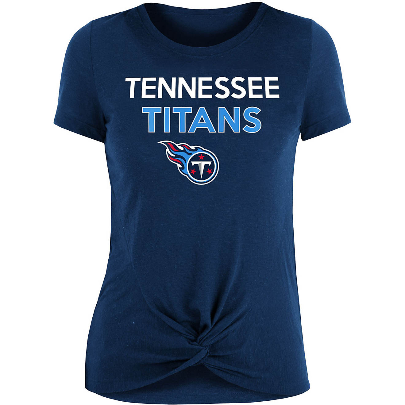 New Era Women's Tennessee Titans Polyester Rayon Slub Crew Neck T-Shirt                                                          - view number 1