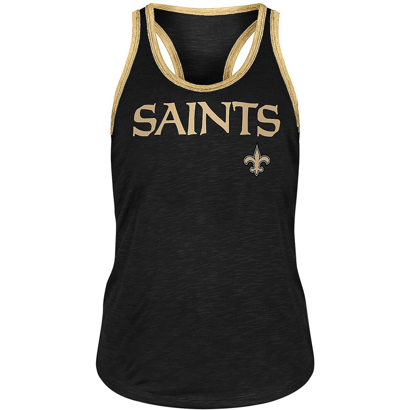 New Era Women's New Orleans Saints Polyester Rayon Slub Tank Top                                                                 - view number 1