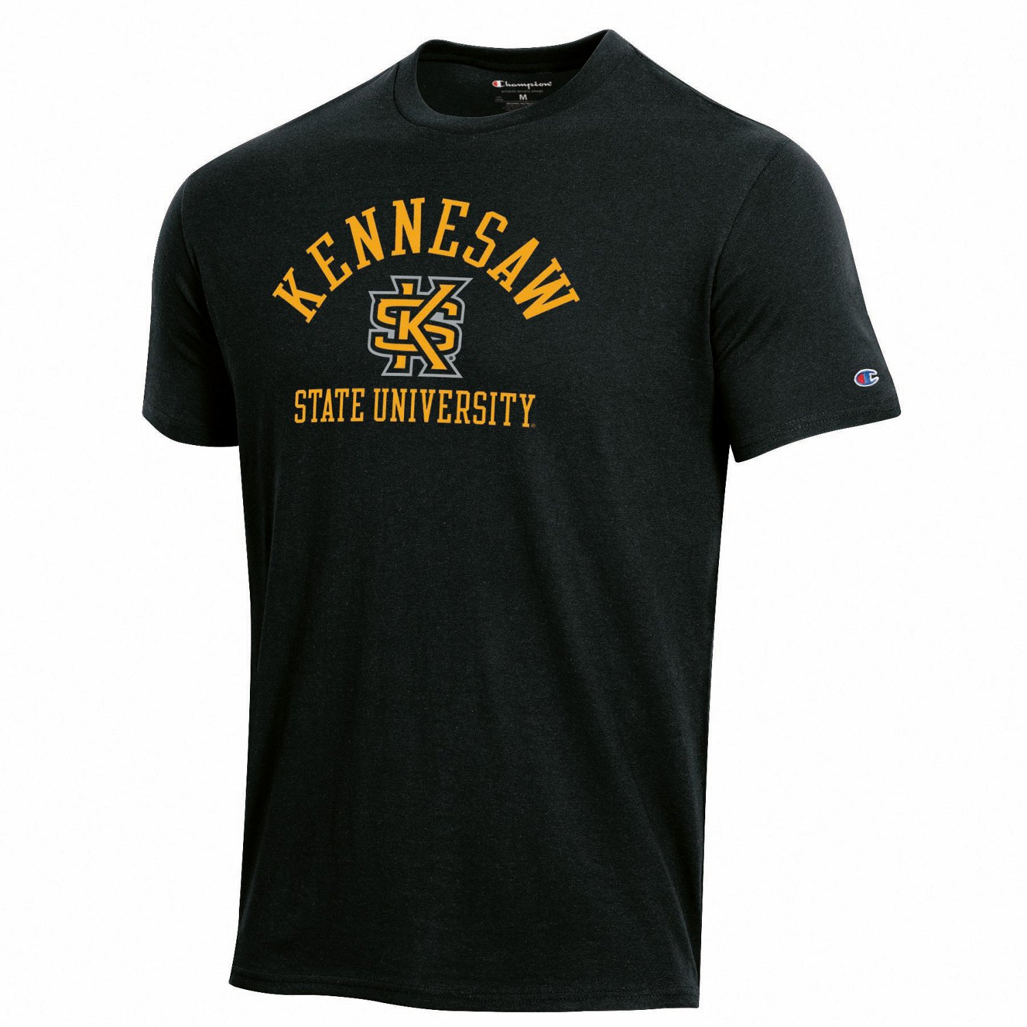 Champion Men's Kennesaw State University Heathered Short Sleeve Tshirt Academy