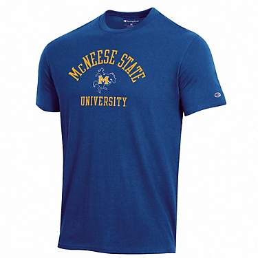 Champion Men's McNeese State University Heathered Short Sleeve T-shirt                                                          