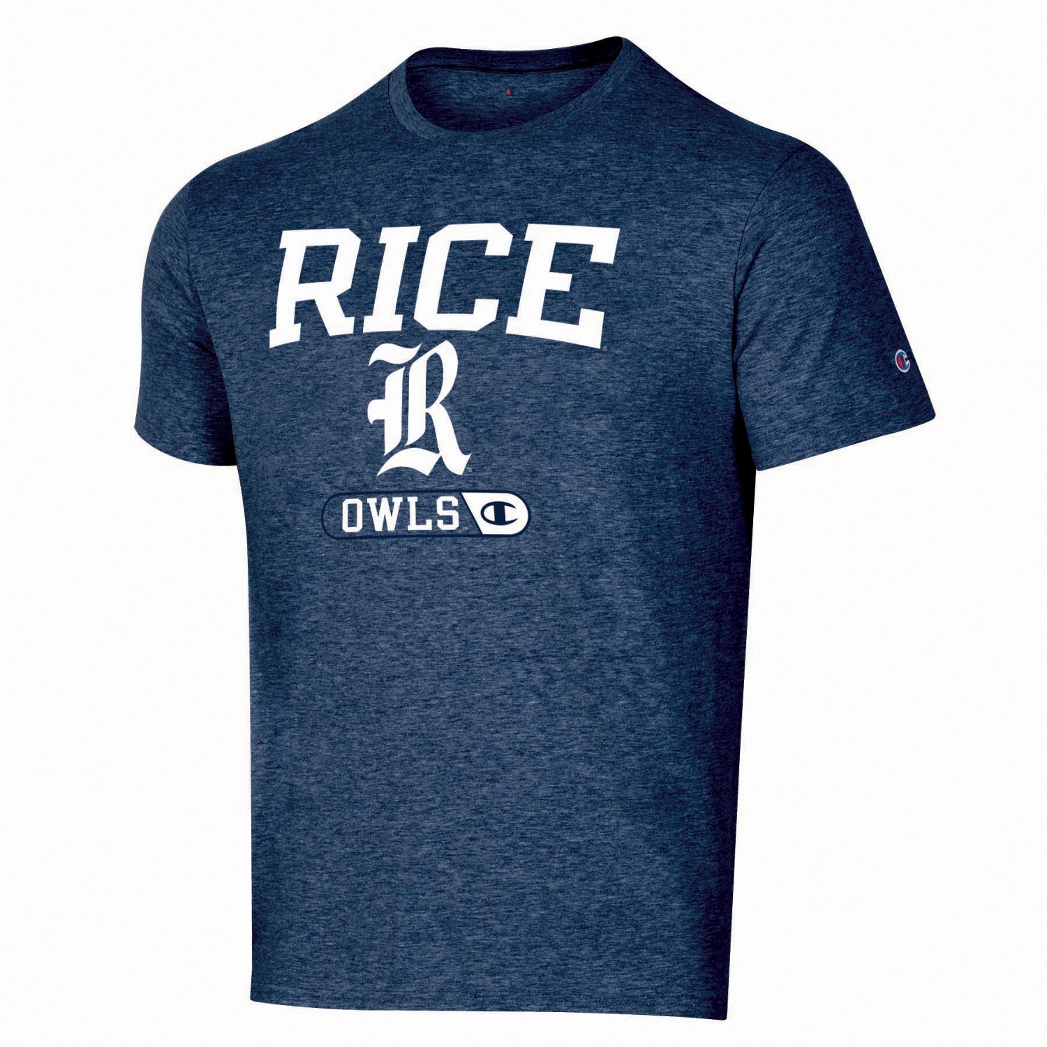 Champion Men's Rice University Heathered Stripe Short Sleeve T-shirt ...