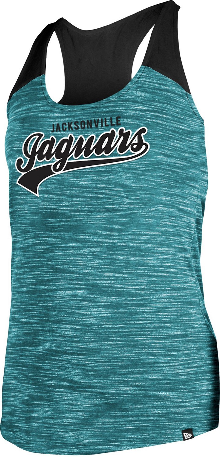New Era Women's Jacksonville Jaguars Space Dye Racer Back Tank Top
