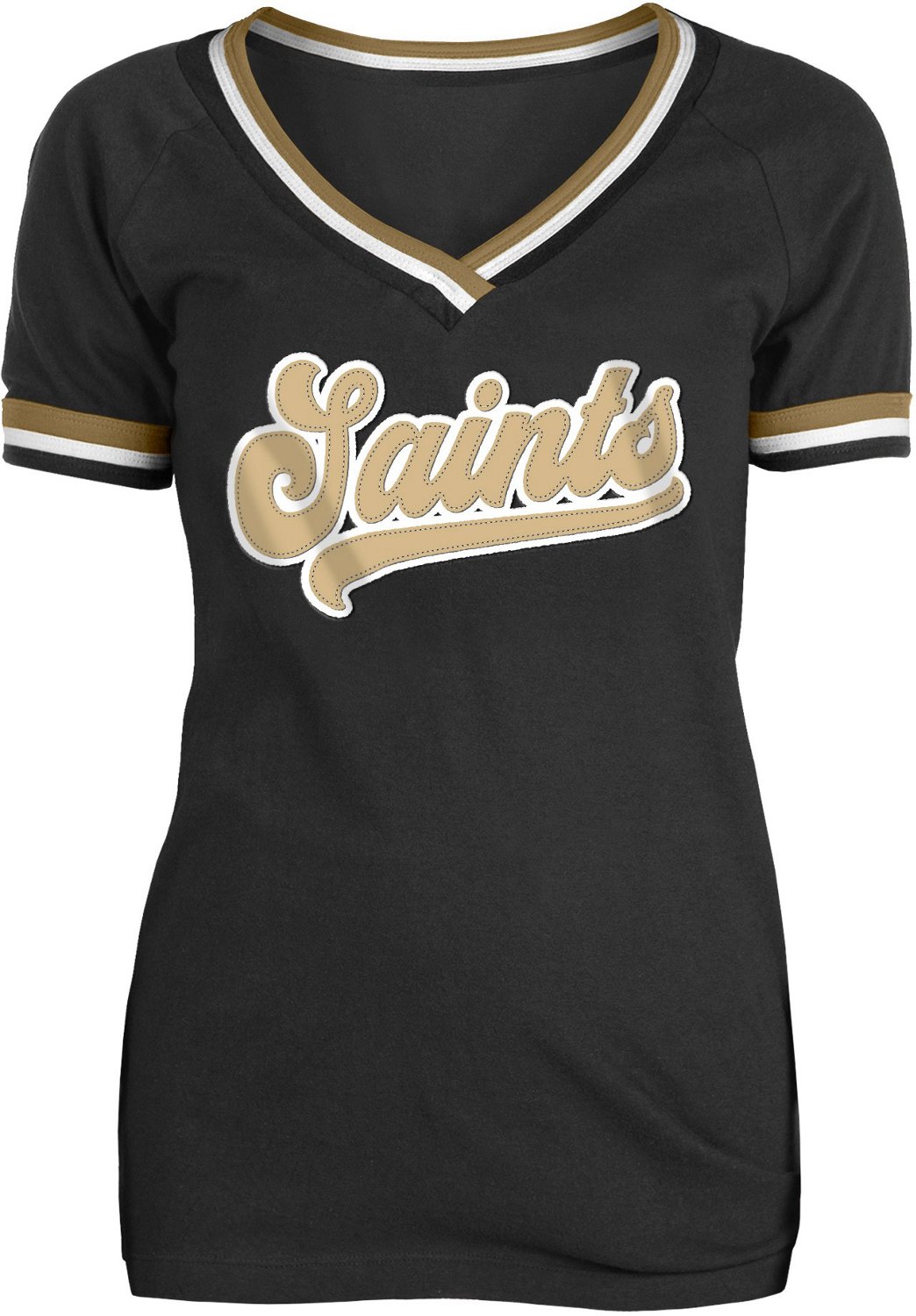 New Era Women's New Orleans Saints Brushed Cotton Raglan Contrast ...