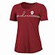 Champion Women's Indiana University Relaxed Script Scoop Neck Short Sleeve T-shirt                                               - view number 1 image