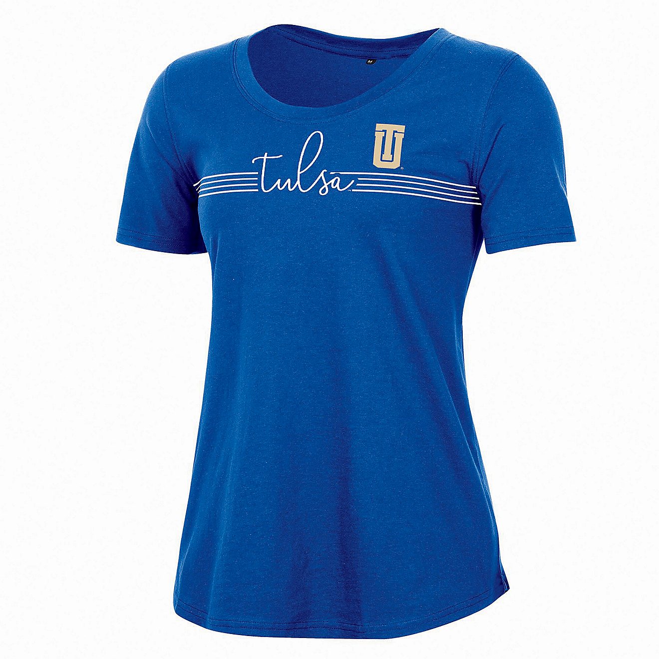 Champion Women's University of Tulsa Relaxed Script Scoop Neck Short Sleeve T-shirt                                              - view number 1