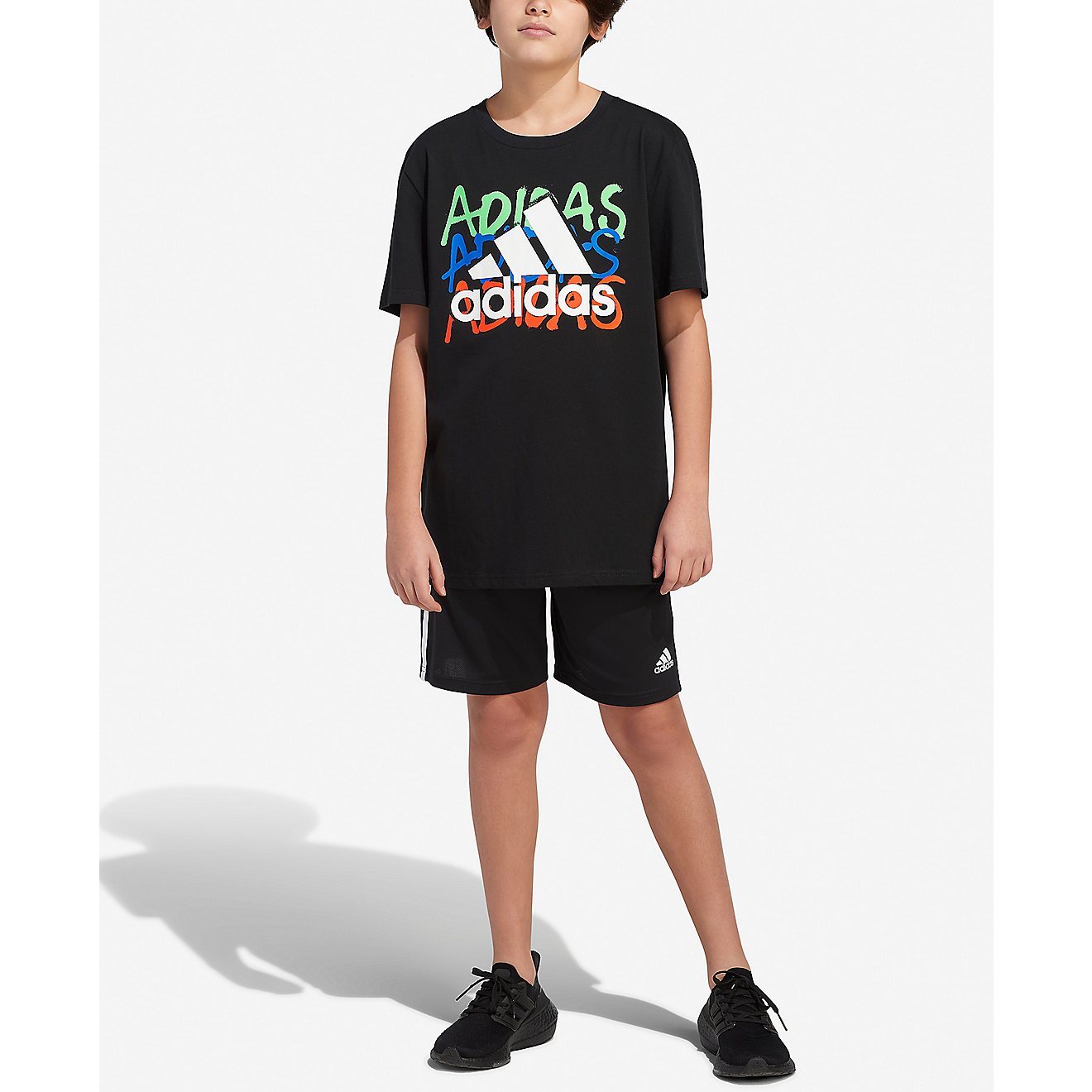 adidas Boys' Graffiti T-Shirt                                                                                                    - view number 1