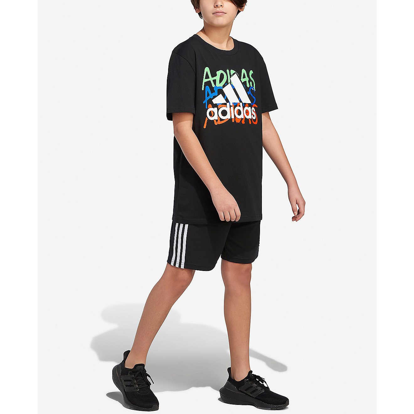 adidas Boys' Graffiti T-Shirt                                                                                                    - view number 3