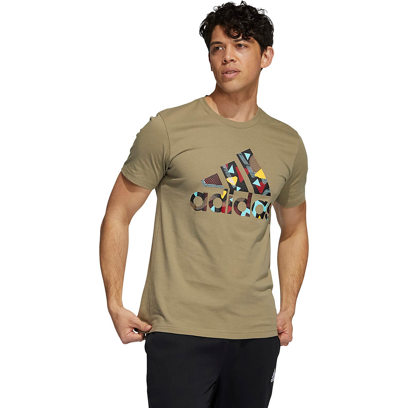adidas Men's BOS Triangle Graphic T-shirt                                                                                        - view number 1
