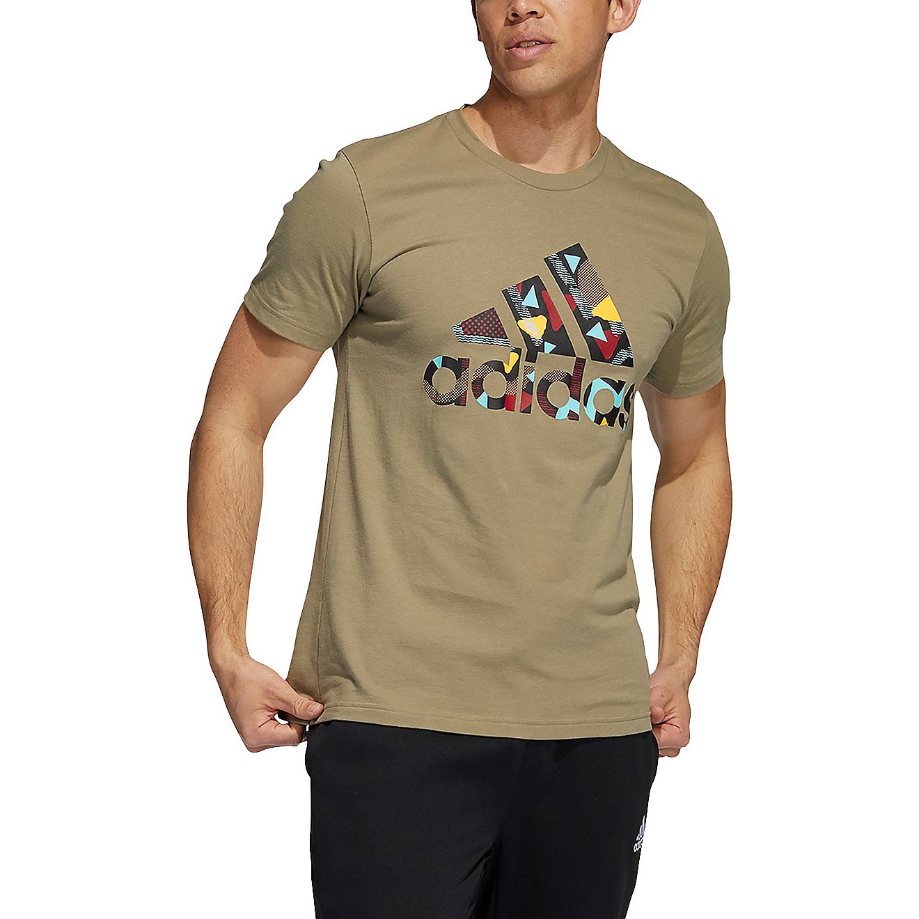 adidas Men's BOS Triangle Graphic T-shirt                                                                                        - view number 5