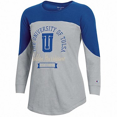 Champion Women's University of Tulsa Oversize Football Long Sleeve T-shirt