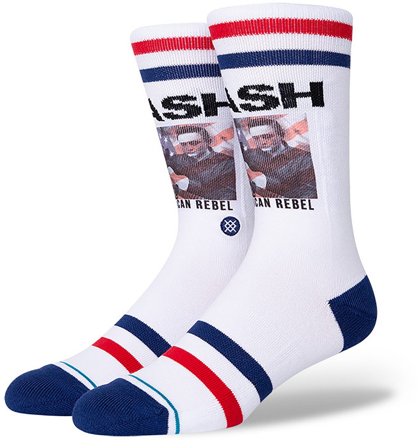 Stance Cash American Rebel Crew Socks Academy