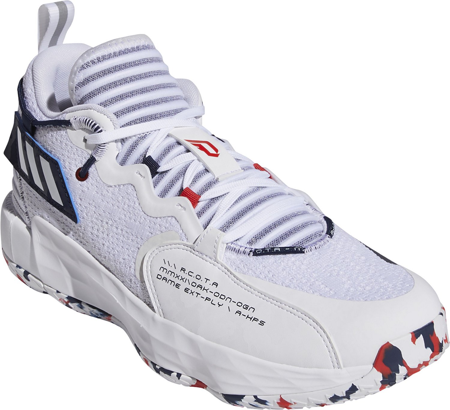 adidas Adults' Dame 7 EXTPLY Basketball Shoes Academy