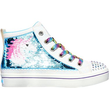 SKECHERS Girls’ Pre-School Twi-Lites 2.0 Unicorn Surprise Shoes