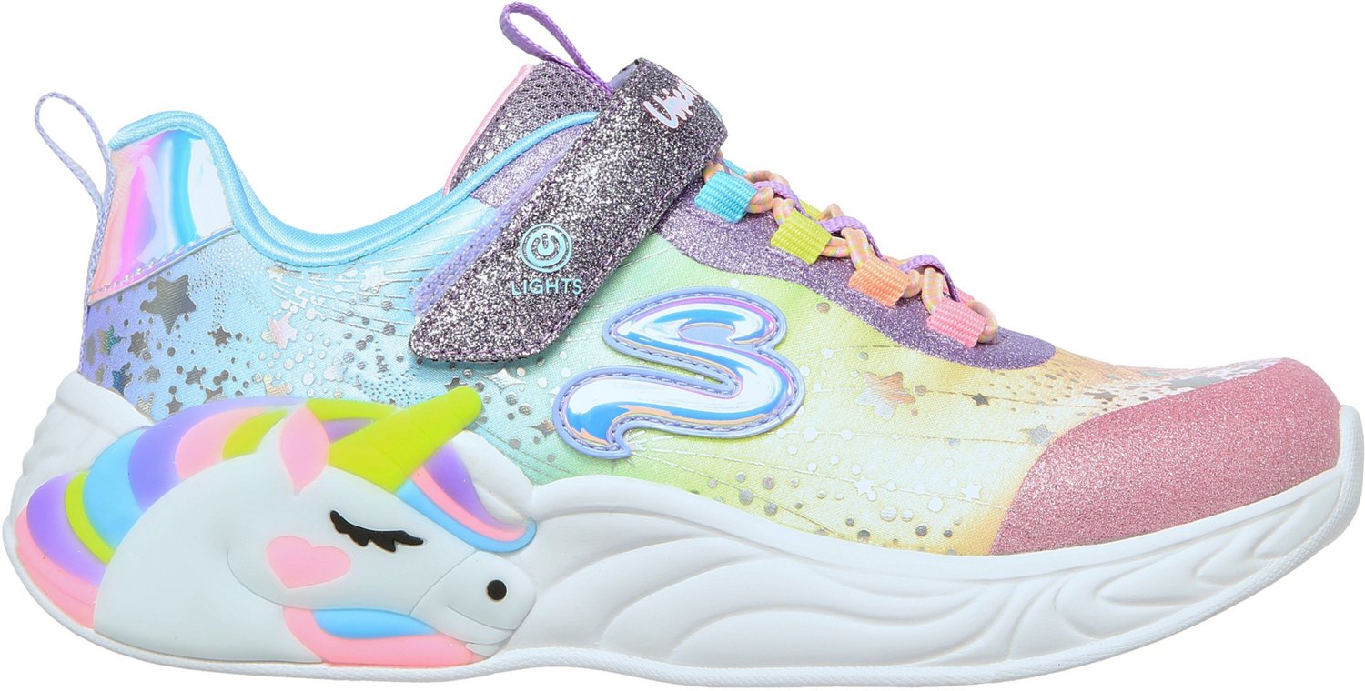 SKECHERS Girls’ Pre-School Unicorn Dreams Light-Up Shoes | Academy