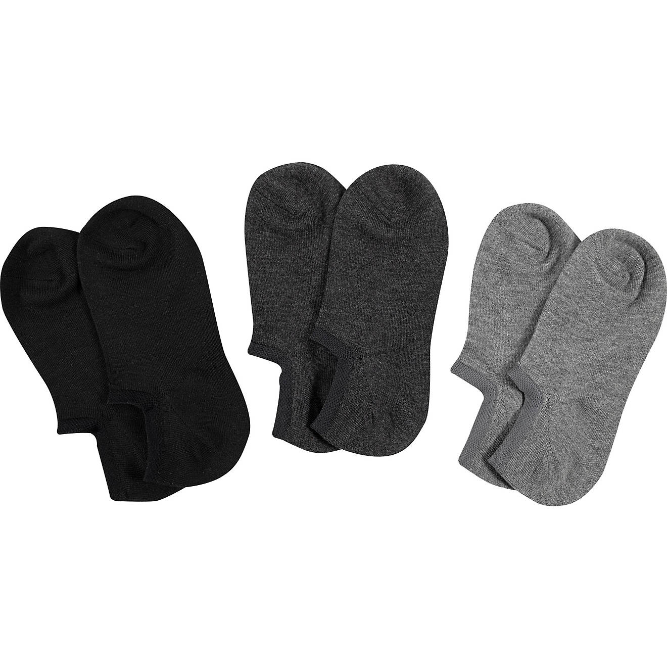 BCG Youth Footie Ultimate Hidden No Show Socks 6 Pack                                                                            - view number 1