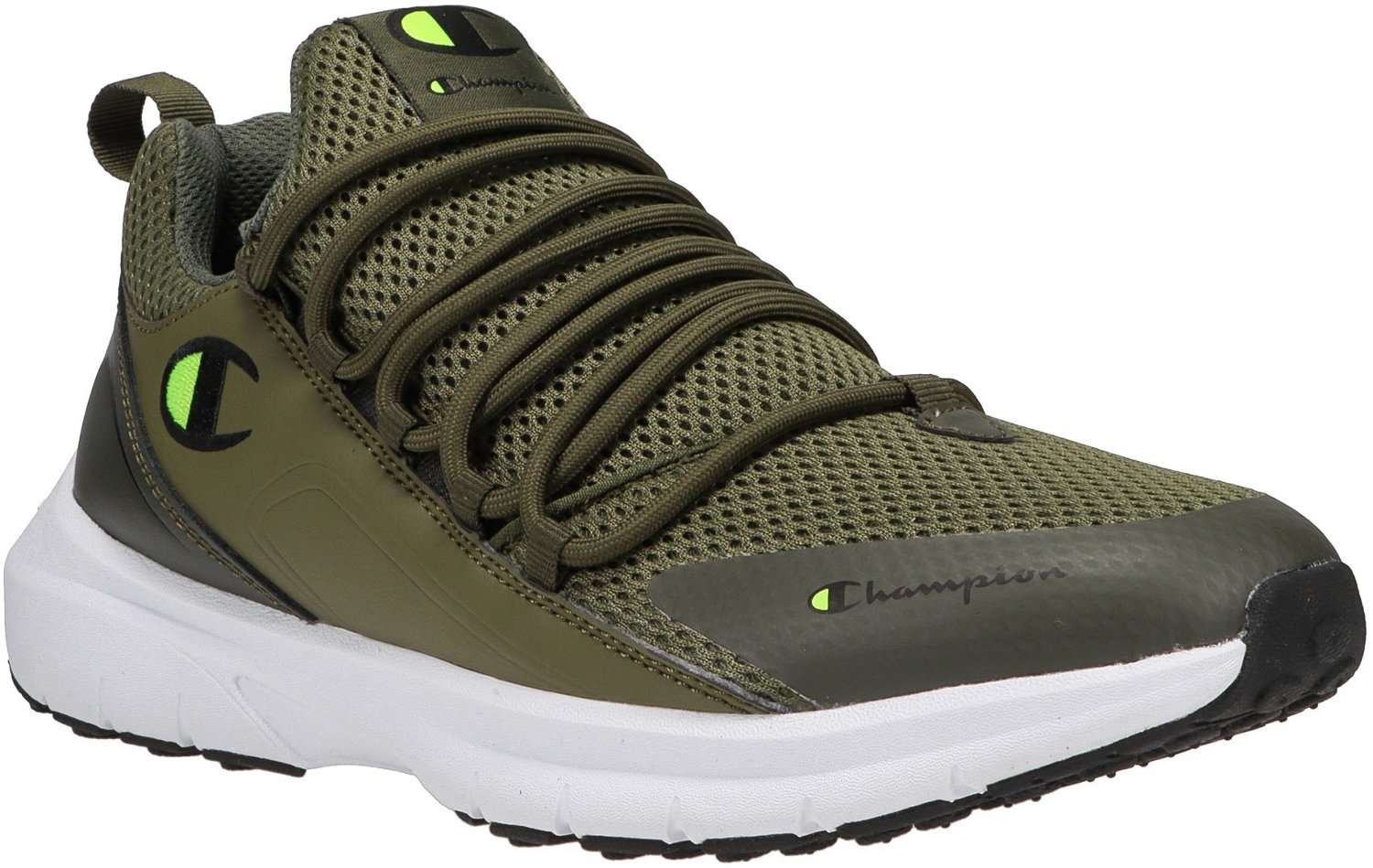 olive green champion shoes