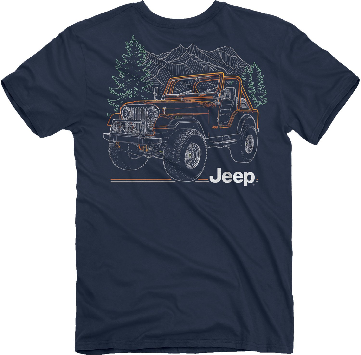 Jeep Men's Line Drive Short Sleeve T-Shirt | Academy