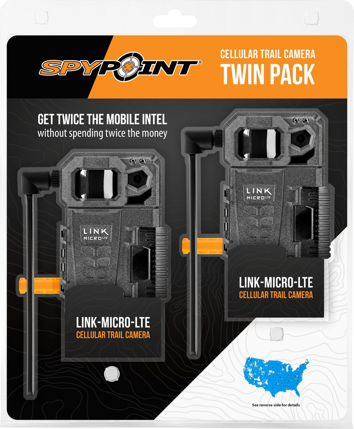 Spy Point Link Micro LTE Twin VZN Cellular Trail Camera Academy