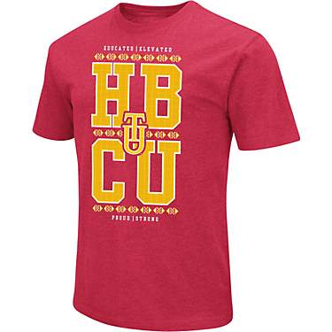 Colosseum Athletics Men's Tuskegee University Playbook Block Letter Short Sleeve T-shirt                                        