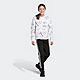 adidas Girls' Allover Print Logo Fleece Hoodie                                                                                   - view number 1 image