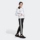 adidas Girls' Allover Print Logo Fleece Hoodie                                                                                   - view number 3 image