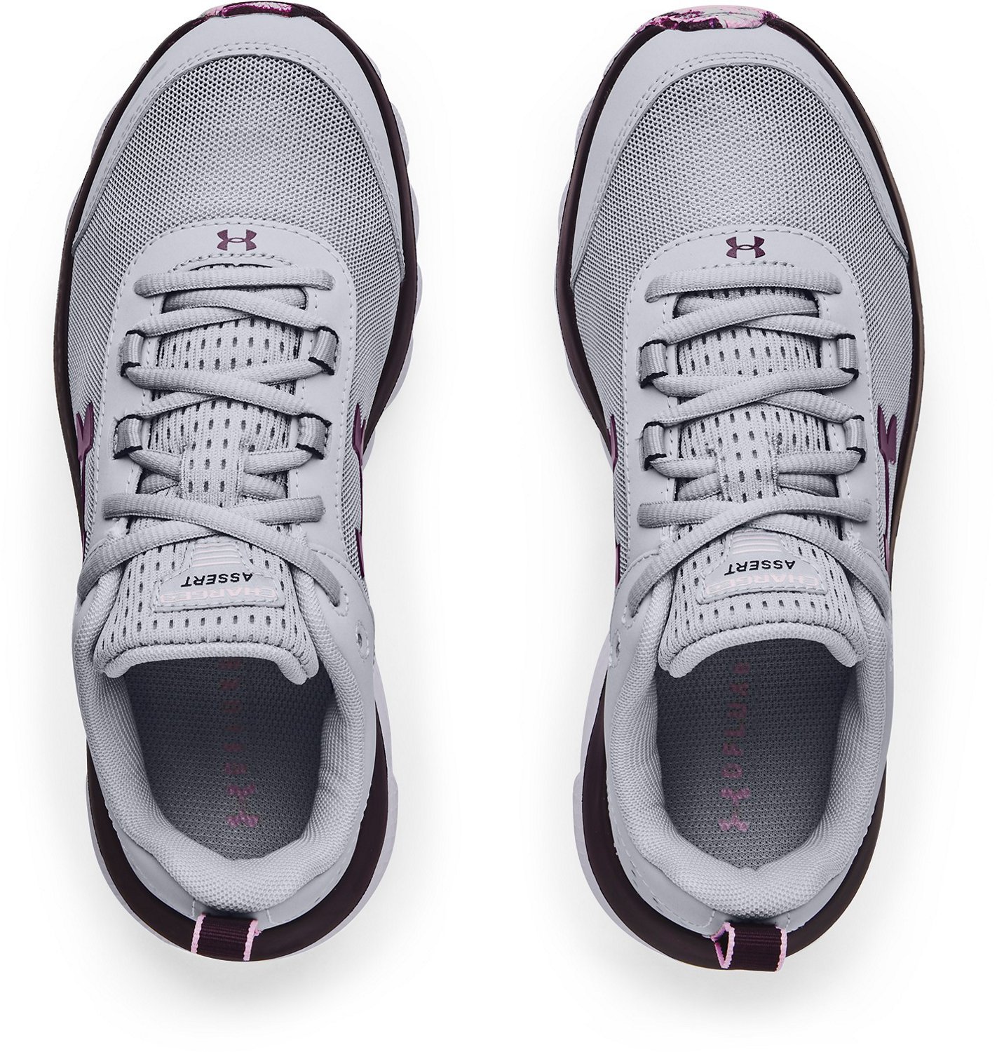 under armour women's charged assert 8 marble running shoe