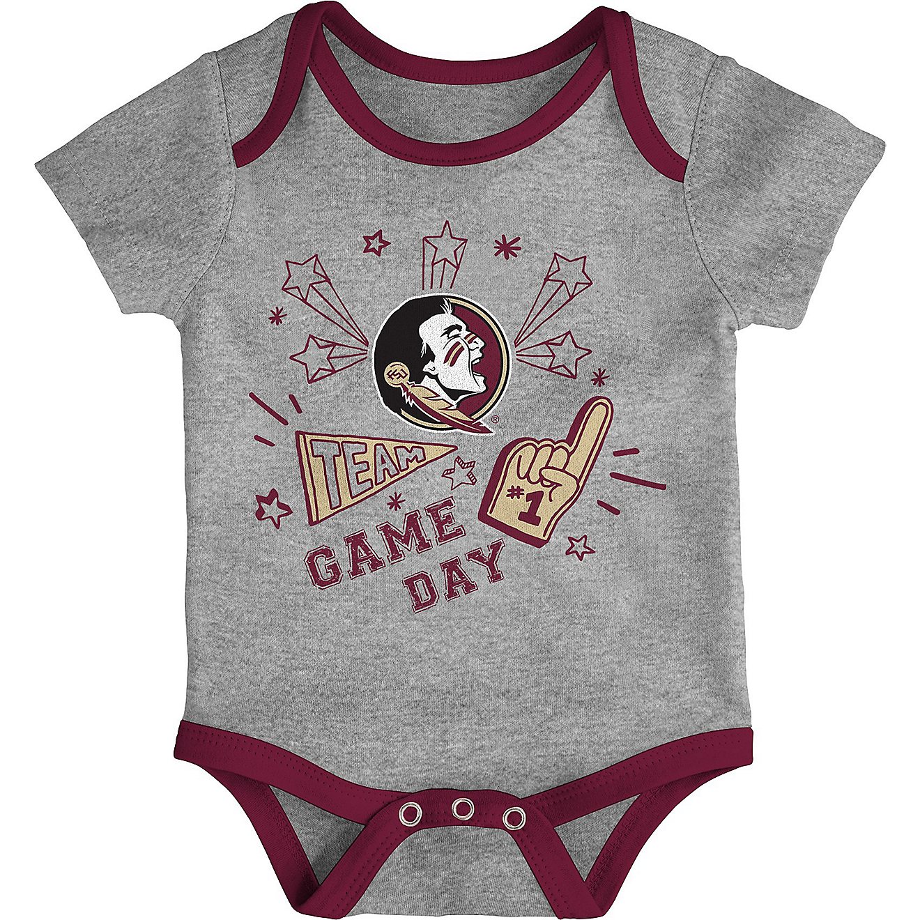 Gen2 Infants' Florida State University Champ Creeper 3-Pack                                                                      - view number 4