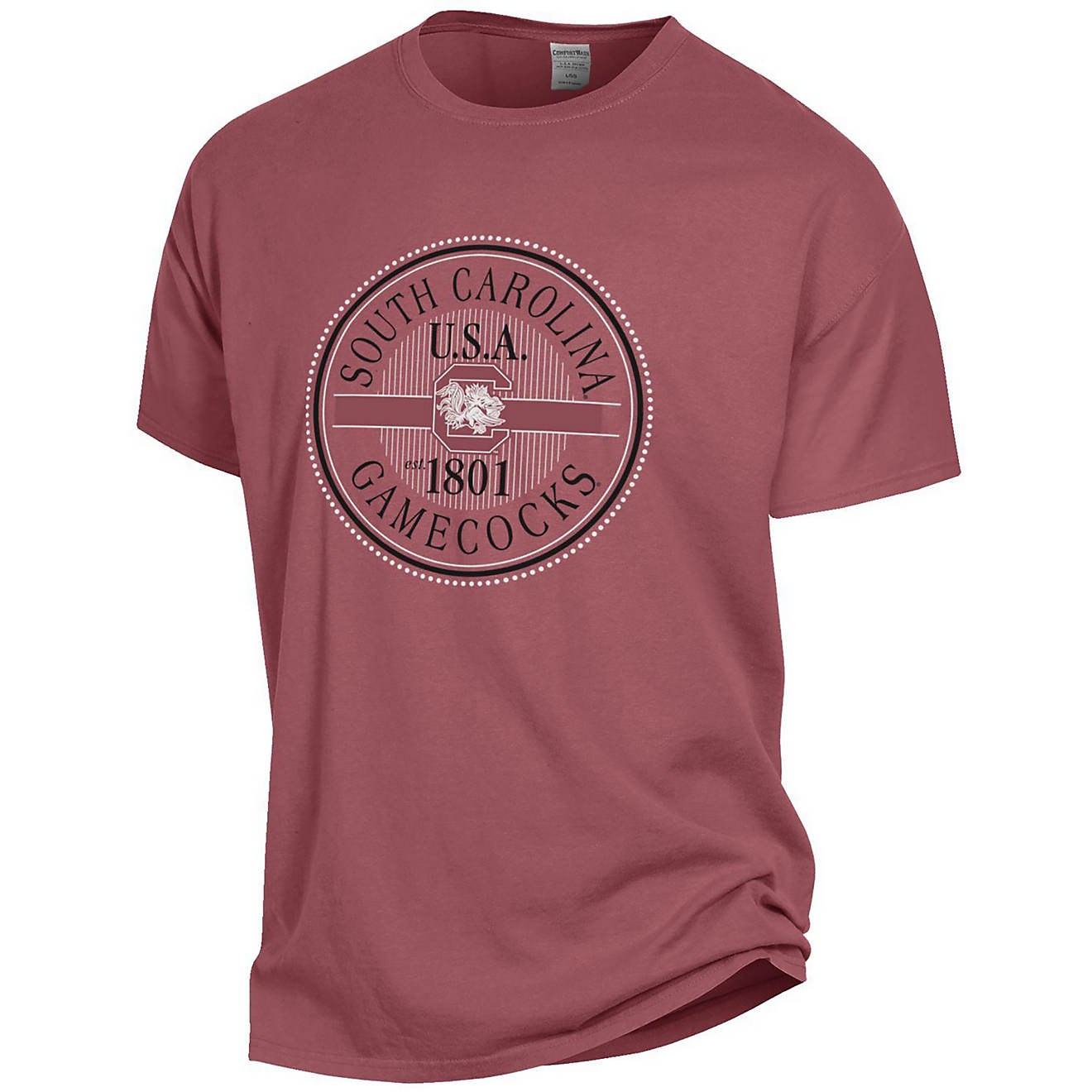 Comfort Wash Men's University of South Carolina Circle Stripe Short-Sleeve T-shirt                                               - view number 1