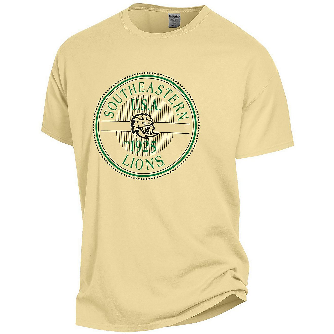 Comfort Wash Men's Southeastern Louisiana University Circle Stripe Short-Sleeve T-shirt                                          - view number 1