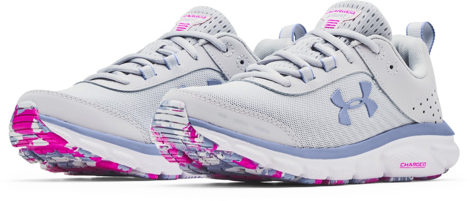 under armour women's charged assert 8 marble running shoe