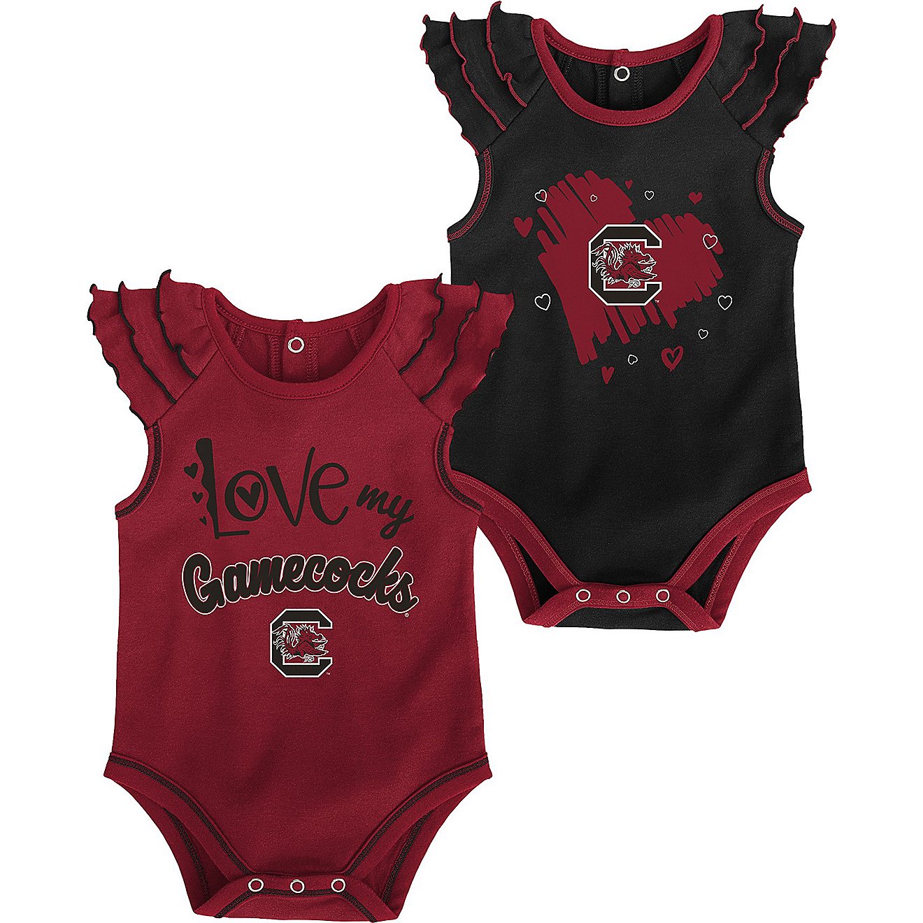 Gen2 Infants' University of South Carolina Touchdown Creepers 2-Pack                                                             - view number 1