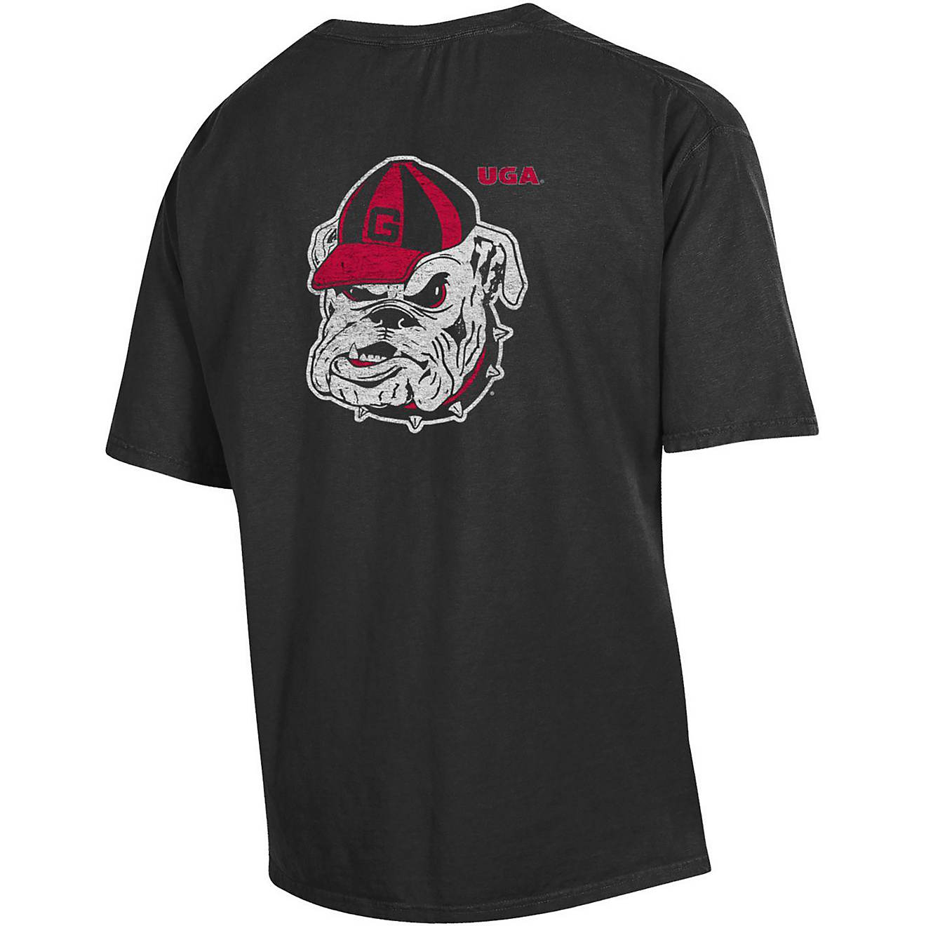 Comfort Wash Men's University of Georgia Big Mascot Short-Sleeve T-shirt                                                         - view number 1