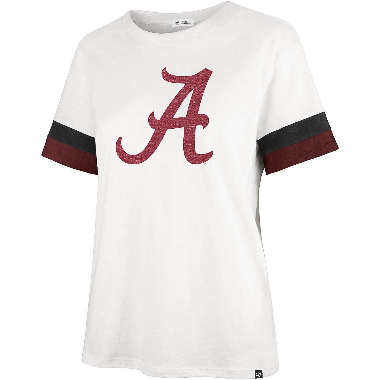 '47 Women's University of Alabama Premier Frankie SLV Stripe T-shirt                                                             - view number 1