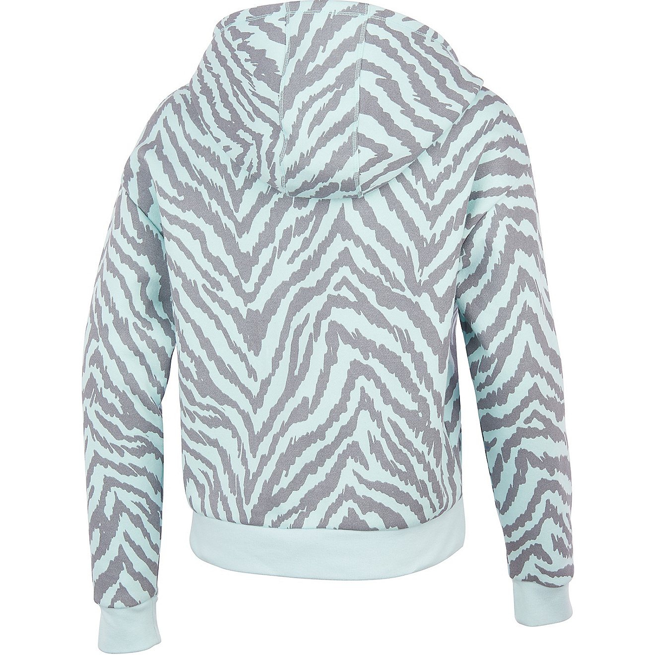 adidas Girls' Allover Print Fleece Pullover Hoodie                                                                               - view number 2