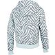 adidas Girls' Allover Print Fleece Pullover Hoodie                                                                               - view number 2 image
