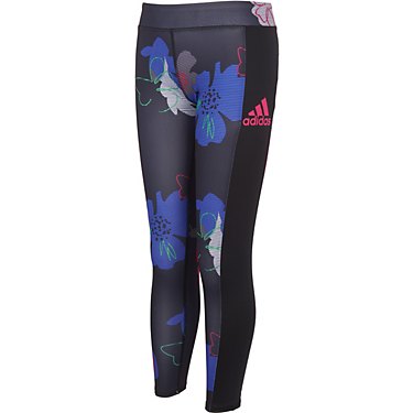 Adidas Girls' AEROREADY Allover Print Pocket Tights