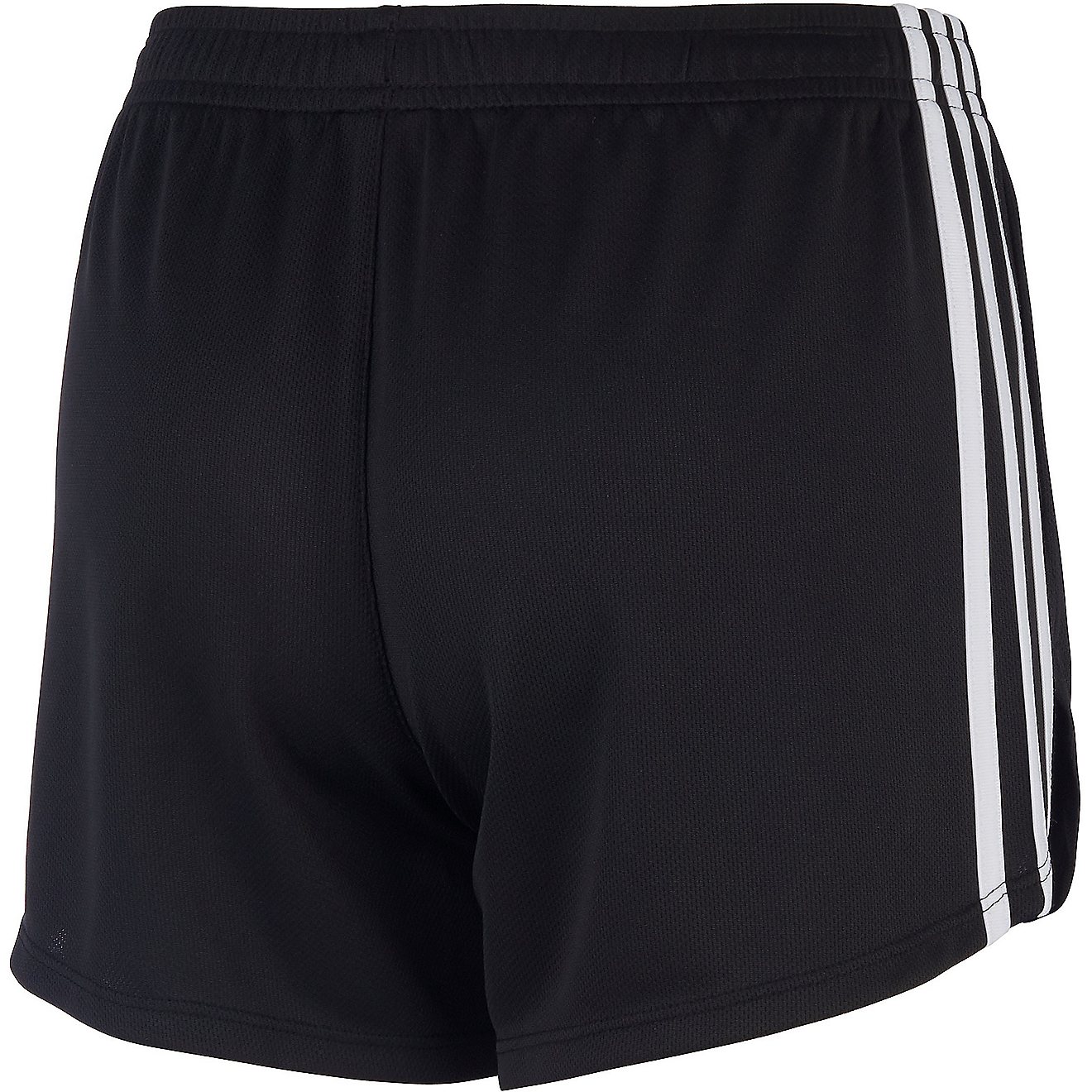 adidas Girls' Three-Stripe Mesh Extended Sizing Size Shorts                                                                      - view number 2