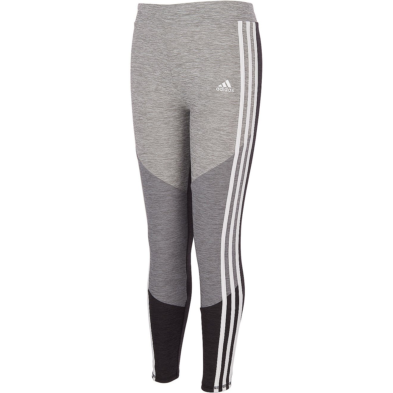 adidas Girls' AEROREADY Colorblock Mélange Tights                                                                               - view number 5