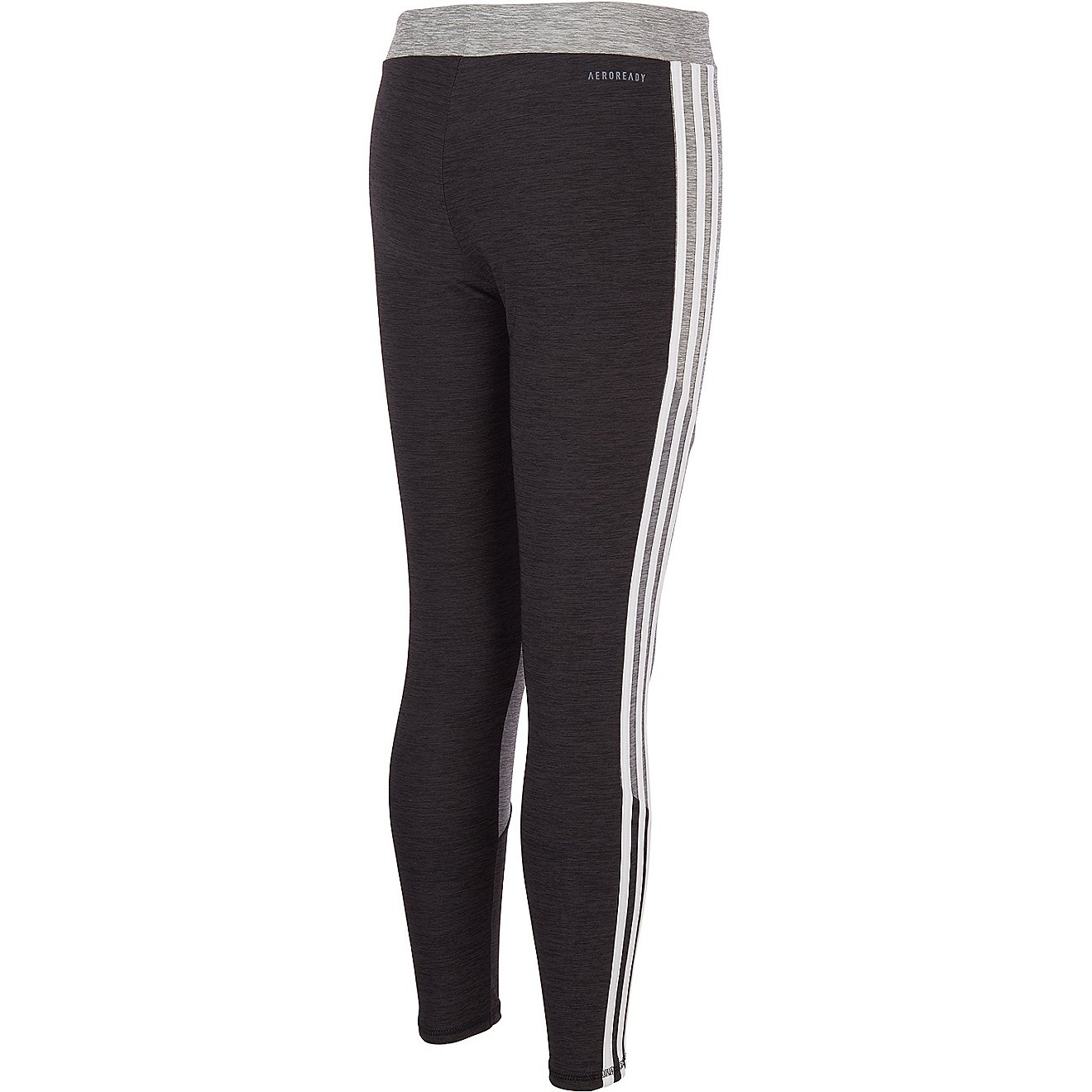 adidas Girls' AEROREADY Colorblock Mélange Tights                                                                               - view number 6